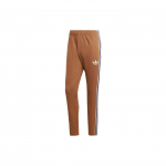 Adidas Originals Klasikinės kelnės su juostelėmis ir &scaron;oniniu trijų juostų logotipu Vyri&scaron;kos kelnės Ruda IB3430 XS