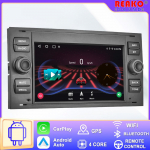 REAKOSOUND Android Player Automobilinis leistuvas, skirtas Ford Car Radio Android Auto Radio Automobilinis Stereofoninis Automobilinis Radijas Automobilis MP5 GPS Veidrodis Link Galinis Vaizdas BT FM 8163-7''-2+64
