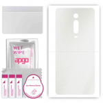 apgo Protective Skin Sticker for the back compatible with Xiaomi Redmi K20, Wrap Film, Foil, Vinyl - Pattern Matte Transparent