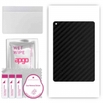 apgo Protective Skin Sticker for the back compatible with Apple iPad 2 Wi-Fi, Wrap Film, Foil, Vinyl - Pattern Carbon Black