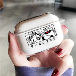 Japonijos anime Tokyo Ghoul mink&scaron;tas apsauginis dangtelis, skirtas Apple Airpods 1 2 3 Pro Cartoon skaidrus AirPods dėklas Airpods 1 2