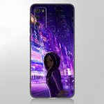 Vaporwave Glitch Anime dėklas, skirtas Samsung Galaxy A12 A02S A22 A32 A52 A72 A71 A51 A41 A31 A21 A11 A50 A70 A10S A20S juodas dangtelis Samsung A41