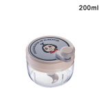 Rankinis smulkintuvas daržovėms vaisiams svogūnams pipirų smulkintuvas Pull smulkintuvas Blenderis Česnakų smulkintuvas Virtuvės prietaisai Priedai 9*8.5CM rožinė