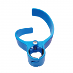 Ne&scaron;iojamas transporto priemonės puodelio laikiklis plastikinis kavos vandens pieno puodelio stovas puodelio spaustukas autobusams dviračiams stulpui mėlyna