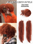 16 colių Kinky Twist Marley pinti nerti plaukai Sintetiniai i&scaron; anksto atskirti elastingi Afro Twist plaukai Butterfly Locs kasoms 16inch