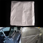 10 vnt. vienkartiniai plastikiniai automobilio sėdynių užvalkalai, apsaugai, mechanikas, ruloninis plastikas 10pcs