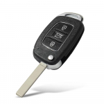 2/3/4 mygtukų apverčiamas nuotolinio automobilio rakto apvalkalas, skirtas Solaris Creta Ix25 Kona Tucson Sonata I40 Elantra Ix35 I20 Ix45 2017&ndash;2019 m. 3 Buttons HU134