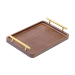 Medinis serviravimo padėklas namams ir pramogoms 20x30cm