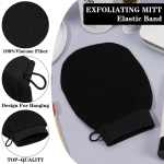 4 pakuotės &scaron;veičiamosios pir&scaron;tinės du&scaron;o &scaron;veitimo pir&scaron;tinės Deep Body Bath Mitt Body One Size