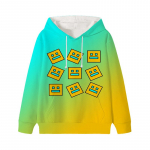 Angry Geometry Dash Hoodie Vaiki&scaron;ki rūbai Vaiki&scaron;ki Mergaitės Berniuko megztiniai Manga Hoody Kūdikiams Kasdieniai megztiniai Sportiniai Drabužiai 150 ruda