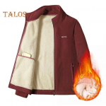 Vyri&scaron;ka striukė stovi apykakle ilgomis rankovėmis pastorintu aksominiu pamu&scaron;alu &scaron;iltu žieminiu paltu su ki&scaron;enėmis užtrauktuku medvilninė striukė M juoda