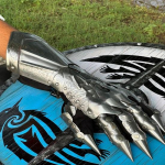 Pir&scaron;tinės &Scaron;arvai Gauntletai Helovino Cosplay Aksesuarai Helovino Vaidmenų Kostiumas Larp &Scaron;arvai Plieninės Pir&scaron;tinės