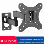 Universalus pasukamas ir i&scaron;traukiamas TV monitoriaus sieninis laikiklis-lentyna WMX012-2, 10-32 inches, Standard model