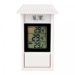 -20℃~ 50℃ Vidaus Lauko Maksimalus Minimalus Namams Sodui &Scaron;iltnamiui LCD Elektroninis Termometras Matuoklis Oro Jutiklis Skaitmeninis Ekrano Ekranas White