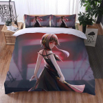 3D spausdintas mirties anime užra&scaron;ų patalynės komplektas i&scaron;skirtinis lovos reikmenų rinkinys antklodės užvalkalas lovos užpildas prabangi gimtadienio dovana 135x200cm 2pcs