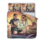 Naujas &bdquo;Grand Theft Auto V&ldquo; vaizdo žaidimas &bdquo;GTA 5&ldquo; 3d spausdintas patalynės komplektai antklodės užvalkalų komplektas pagalvės užvalkalas &bdquo;Au Eu Us Us Twin Full Queen&ldquo; 135x200cm