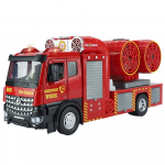 1/18 Gaisrinės ma&scaron;inos žaislas lietas dūmų i&scaron;metimas gaisrinės ma&scaron;inos modelis berniukų žaislų kolekcija 1/8-Size:27*9*14.5cm raudona