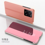 &bdquo;Xiaomi 13T Pro Case Clear View Mirror Flip Stand&ldquo; telefono dėklas, skirtas &bdquo;Xiaomi Mi13T Mi 13T 13 T Pro Xiaomi13T&ldquo; smūgiams atsparus galinis dangtelis For Mi 13T rožinio aukso spalvos