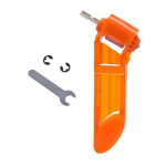 1 rinkinys ne&scaron;iojamasis 2,0&ndash;12,5 mm grąžto galąstuvas sukamojo grąžto galandimo staklės Korundo &scaron;lifavimo rato įrankiai oranžinė