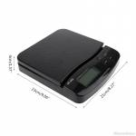 25kg/1g 55lb Skaitmeninės pa&scaron;to siuntų svarstyklės, stalinės, siuntiniams, lai&scaron;kams, pa&scaron;to mokesčiui sverti, su skaičiavimo funkcija, elektroninės svėrimo svarstyklės
