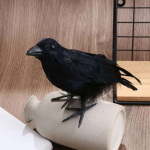 Simuliacija Black Crow Raven Bird Repellent Pest Control Balandžių atbaidymo sodas onesize