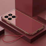 Skirtas Xiaomi 14T Pro dėklui Xiaomi 14T telefono dėklas Mi 14T Pro dangtelis 14t prabangus kvadratinis padengimas smūgiams atsparus silikoninis galinis dangtelis Fundas Xiaomi 14T Pro&Case & Strap