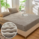 Terminiai aksominiai patalynės užvalkalai i&scaron; pliu&scaron;inio audinio čiužinio užvalkalas žiemos lovos užvalkalui patalynės komplektas viengulei dvigulei labai didele lovai 90X200CM Only a sheet