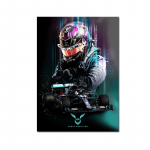 Formulės automobilių pasaulio čempionas Lewisas Hamiltonas Žvaigždė Plakatas Modernus gyvenamasis kambarys miegamasis Namų dekoravimas Drobė Meno drobė Nuotraukos 21*30cm