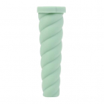 Ledo kubelių forma su cilindro dizainu Unikali cilindro ledo forma su gilesniu sandarinimo dangteliu Lengvas i&scaron;ėmimas Maža ledinukų forma 1pc mėlyna