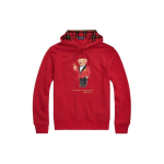 Polo Ralph Lauren SS24 Raidės Lokio Spaudinys Laisvalaikio Hoodis Vyri&scaron;ki hoodies Raudonas MNPOKNI16823377-600 L brown