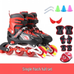 Reguliuojamas riedučių rinkinys pradedantiesiems vaikams Large (37-42 adjustable)