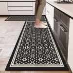Neslystantis diatomito virtuvės kilimėlių rinkinys - Atsparus purvui, Lengvai prižiūrimas, Sugeriantis, Dviejų dalių kilimėlis kojoms 60x90cm+60x180cm
