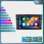 Ossuret Pažangus 8G 128G Android 12 Automobilio Radijas Opel Astra H J 2004 Vectra Vauxhall Antara Zafira Corsa C D Vivaro Meriva 4G Carplay GPS Grotuvas B P2CP 4Core 2G 32G AI