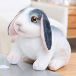 Kawaii Imitacinis Ilgaausis Ki&scaron;kis Pliu&scaron;inis Žaislas Realisti&scaron;kas Gyvūnas Realus Žaislo Modelis Kambario Dekoracija Berniukų Gimtadienio Dovana 30cm