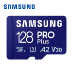 Samsung PRO Plus microSD atminties kortelė 256GB microSDXC, 512GB 128GB Iki 180 MB/s, Full HD ir 4K, UHS I, C10, U3, V30, A2, telefonams, GoPRO ir DJI dronų kameroms 【128GB】