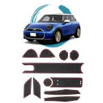 ruiya 2024 Naujas modelis Mini Ace Man J05 Specialus neslystantis guminis kilimėlis Durų ki&scaron;enėi raudona