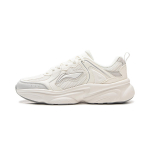Li Ning Pienas Kokosas Universalūs Retro Stiliaus Storu Padu Mados Tendencija Smūgių Absorbcija Neslystantys Atsparūs Dėvėjimuisi Palaikantys Žemo Aulo Tėčio Batai AGCV404-3 40⅓