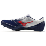 Mizuno Geo Versus Fx Sportiniai Sintetinės Odos Neslystantys Patvarūs Kvėpuojantys Žemi Bėgimo Bateliai Unisex Sportbačiai Balti Mėlyni Raudoni U1GA201518 40