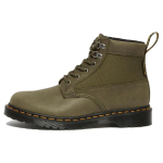 Dr. Martens odiniai patogūs trumpi vyri&scaron;ki aulinukai iki kulk&scaron;nių, alyvuogių spalvos 27835355 42