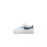 Nike Force 1 Low Madingi Universalūs Odai Draugi&scaron;ki Madingi Žemi Sportbačiai Kūdikio Batai Balti Thunder FN0236-110 23.5