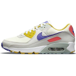 Nike Air Max 90 Summit White Multi Moteri&scaron;ki sportbačiai Kreminiai &Scaron;viesiai kauliniai Pistacijų &scaron;erk&scaron;nas DA8726-100 36.5