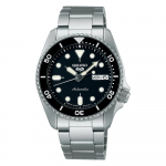 Seiko Five Sports SKX SBSA225 Vidutinio dydžio Sportinio stiliaus Vyri&scaron;kas laikrodis, Sidabrinis,