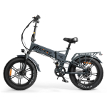 Elektrinis dviratis suaugusiems EMOKO 20 1000W variklis Sulankstomas elektrinis dviratis 48V 18AH Didžiausias greitis 50 km/h 7 pavaros Apkrova 120 kg EC20 pilka