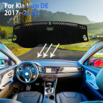 Prietaisų skydelio dangtelis Venkite &scaron;viesos pagalvėlės prietaisų platformos kilimėlis, skirtas Kia Niro DE 2017&ndash;2022 Fit Hybrid E-Niro vidaus bagetams Polyester Black Edge