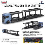 Maisto 1:64 SCANIA 770 S Volvo &Scaron;akinis krautuvas Transporto priemonė Ekskavatorius Lietas tikslus modelis Automobilis Modelio kolekcija dovana gray