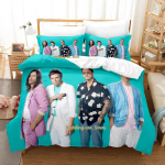 Hip Hopas Weezer Grupės Patalynės Komplektas Animacinis Anime Trijų Dalių Komplektas Suaugusiųjų Vaikų Miegamojo Trijų Dalių Kostiumai 3D Kawaii Vasarinė Antklodė EU Single(135*200cm)3pcs