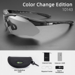 ROCKBROS Dviratininko Fotochrominiai Akiniai UV400 Apsauga Saulės Akiniai Lengvi Dviračių Akiniai Vyrams Moterims Lauko Sporto Akiniai Photochromic