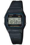 Casio Apyrankinis laikrodis Kolekcija Namų rinkos Originalus produktas F-84W-1QJH Vyri&scaron;kas Juodas