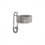 Vivienne Westwood Madingas Asmenybės Sąsagos Žiedas 925 Sidabro Žiedas Moteri&scaron;ki žiedai 6404007701P102P102 Box,M,Silver