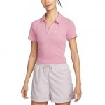 Nike Sportswear Essentials Serijos Polo Mar&scaron;kinėliai Moteri&scaron;ki Rožiniai DV7885-699 L rožinė